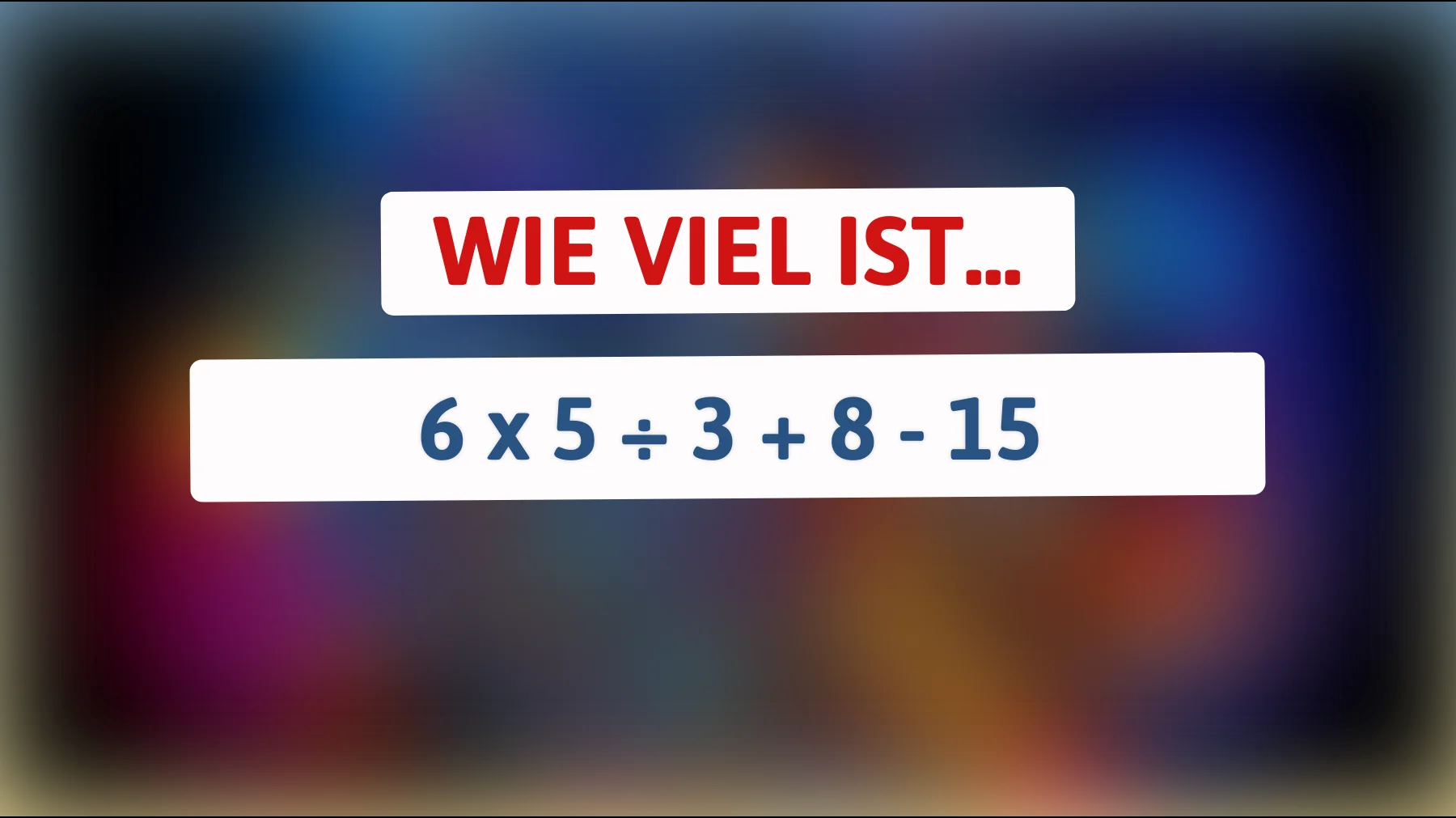 Nur 1% der Menschen können dieses Mathe-Rätsel lösen – gehörst du dazu?"